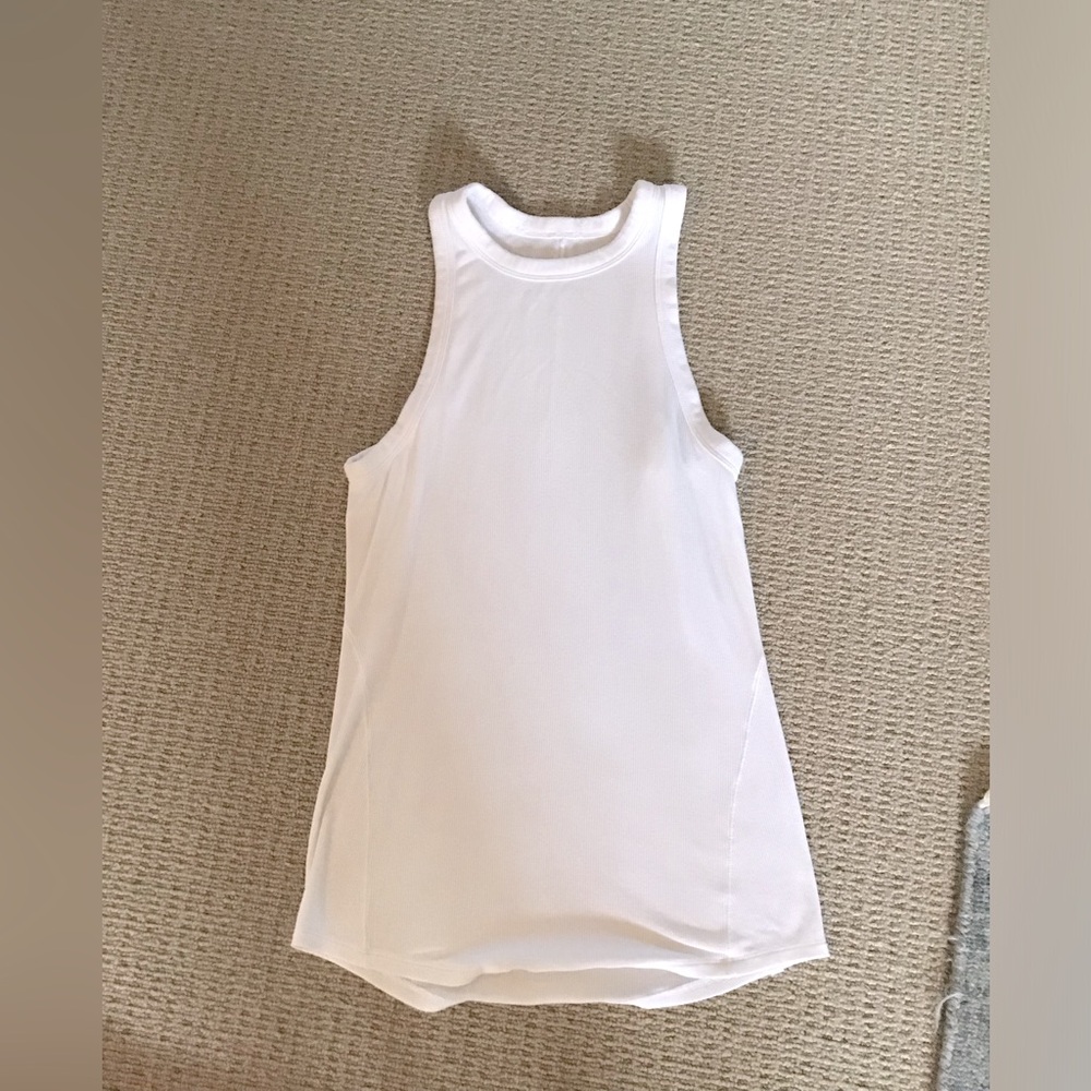 Lululemon White Cozy Tank